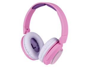 SILVERCREST® Dětská bezdrátová sluchátka Rhythm Kids  (světle růžová)