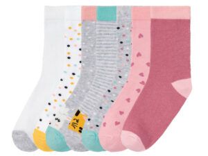 lupilu® Dívčí ponožky s BIO bavlnou